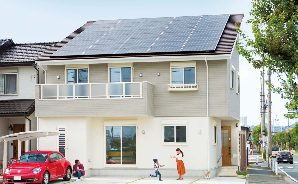 必要性が高まっている停電対策には
太陽光発電＋蓄電池で不安を解消