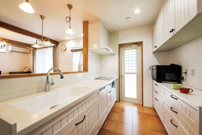 ドラマでもよく採用されているウッドワンのキッチン