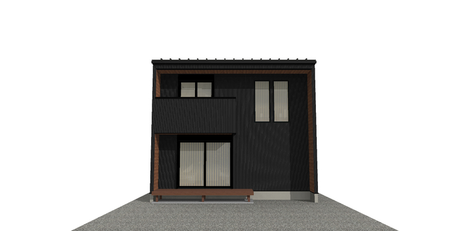 シンプルな外観
