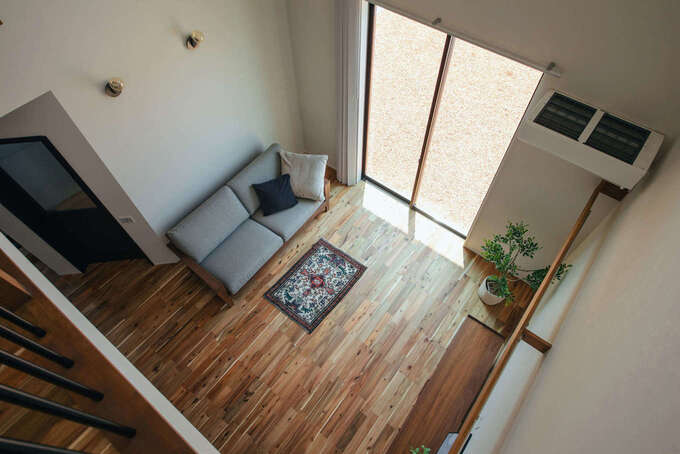 室内の温度を均一に保ち、エアコン一台でも一年中快適に過ごせるのが高性能住宅の魅力