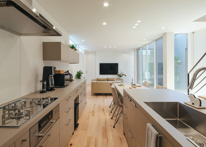 SIMPLE NOTE 豊川スタジオ 無駄を省き、デザインと機能性を両立させた平屋感覚の家 画像3