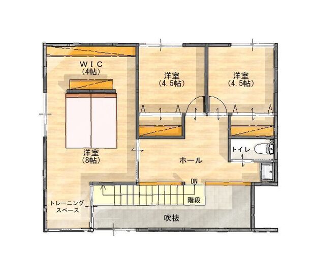 HAPPY HOUSE（山田工務店） 「ヒーローが帰る家」 ２階