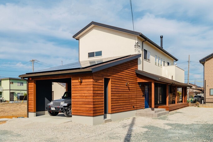 バルハウス【自然素材、間取り、ガレージ】