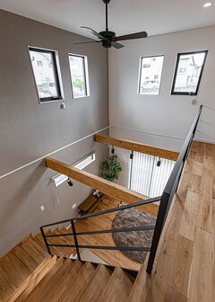 これだけの大空間でも高い断熱・気密性能により、温度差が少なくて夏も冬も快適