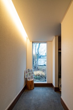 整理された玄関空間