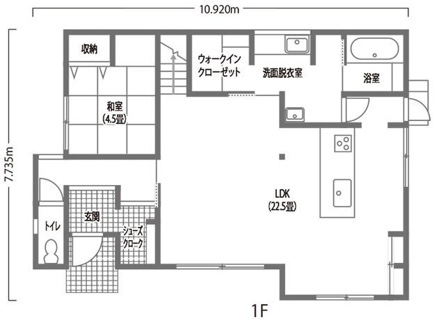 広がりを体感できる空間で、心まで解放される暮らしを