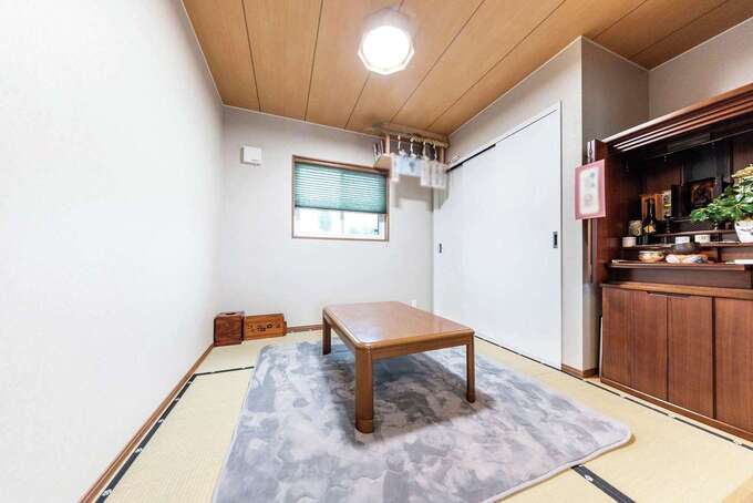 和室はリビングの続き間として使えるので、親戚が10人以上集まる時でもゆったり過ごしてもらえる