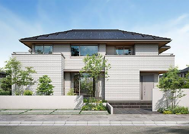 パナソニックホームズ中部第一支社 愛知第一支店・愛知第二支店【雨や紫外線の力で汚れを落とす！　外壁メンテ不要の「キラテックタイル」】
