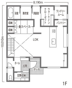 豊橋市　リビング階段+吹抜けで解放感のある家