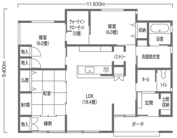 豊川市　2階建てを平屋に改修
