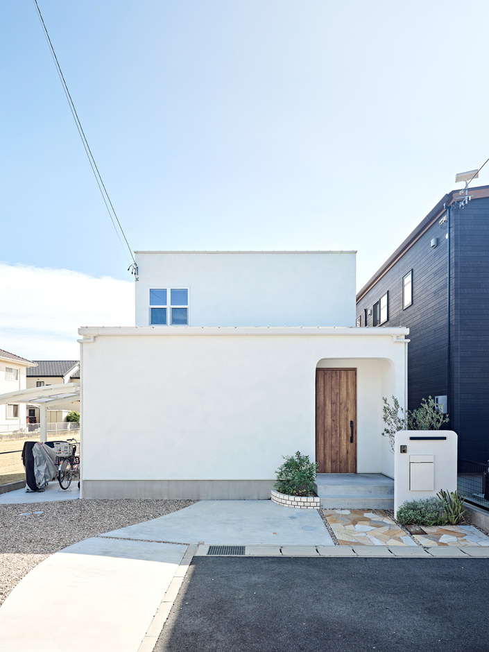 限られた敷地を有効利用した配置