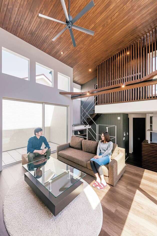 三和建設【デザイン住宅、間取り、スキップフロア】