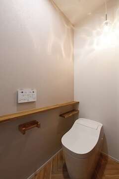 平屋でもトイレを2か所設置することにこだわった。おかげで朝の混雑も解消！【REIWA HOUSE（令和ハウス）】