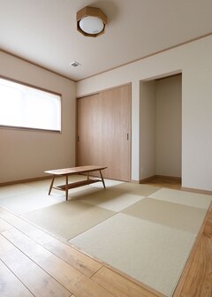 多用途に使えるフラットな畳コーナー