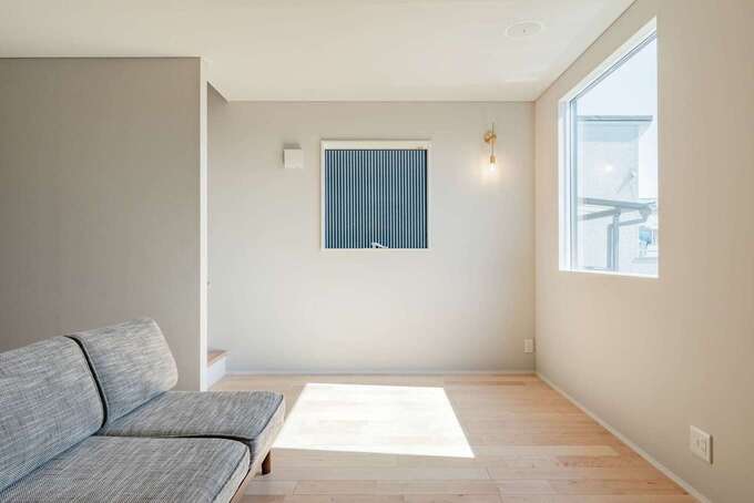 その時々の暮らし方に合わせられるように、シンプルでファジーな空間を目指した