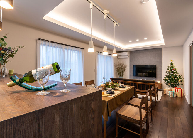 高級感溢れるダイニング・キッチン