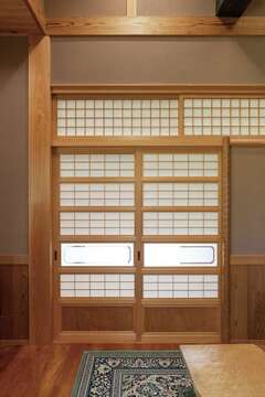 4段ある障子は取り外せ、風を通せる