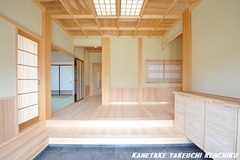 「京宿」のような落ち着いた和の空間　㈱カネタケ竹内建築の家づくり