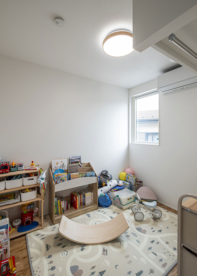 子ども部屋もシンプル