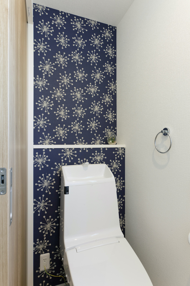 トイレなら個性的な壁紙にも挑戦しやすい