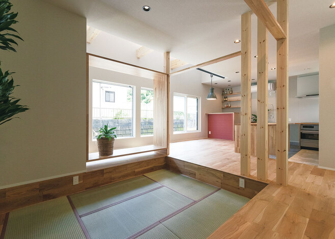 畳が和のテイストをより際立てる