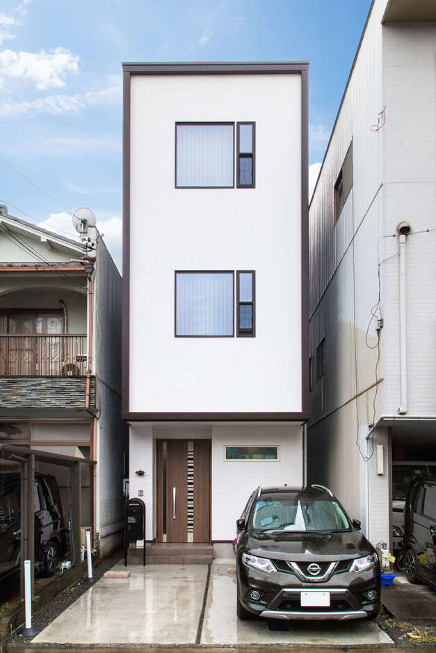 建築システム（狭小住宅専門店）【収納力、狭小住宅、鉄骨鉄筋コンクリート構造】