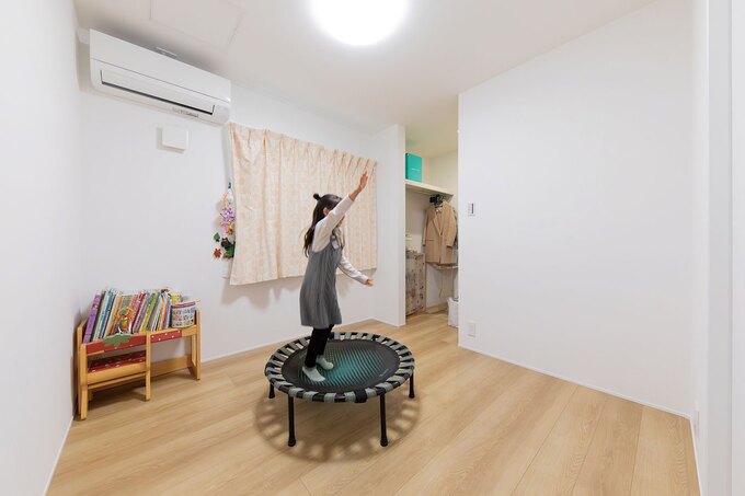 子ども部屋は2つ用意。それぞれに1.5畳のクローゼットを備えているため、たっぷりと収納できる